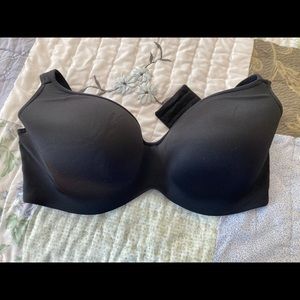 Cacique 40DDD smooth balconette bra black